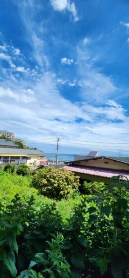 絶景の場所での工事😊